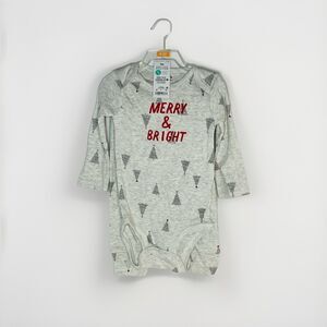 Carters Just One You Infant Baby Gray 2 Pc Merry And Bright Coordinated Set New!